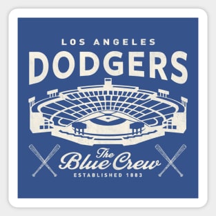 Vintage Dodgers 3 by Buck Tee Sticker